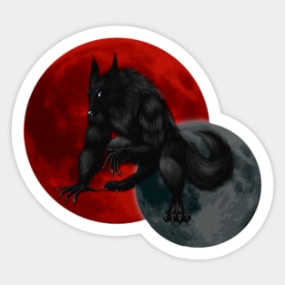 Twin Moons Misha Sticker